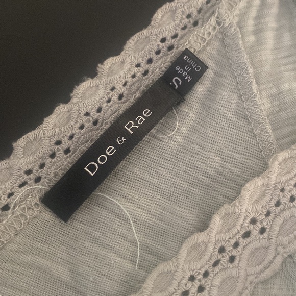 Doe & Rae Cold Shoulder Blouse - Picture 2 of 3